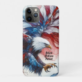 Capa Para iPhone 11 Pro Águia Americana Patriótica