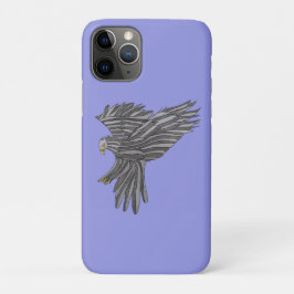 Capa Para iPhone 11 Pro Águia Azul
