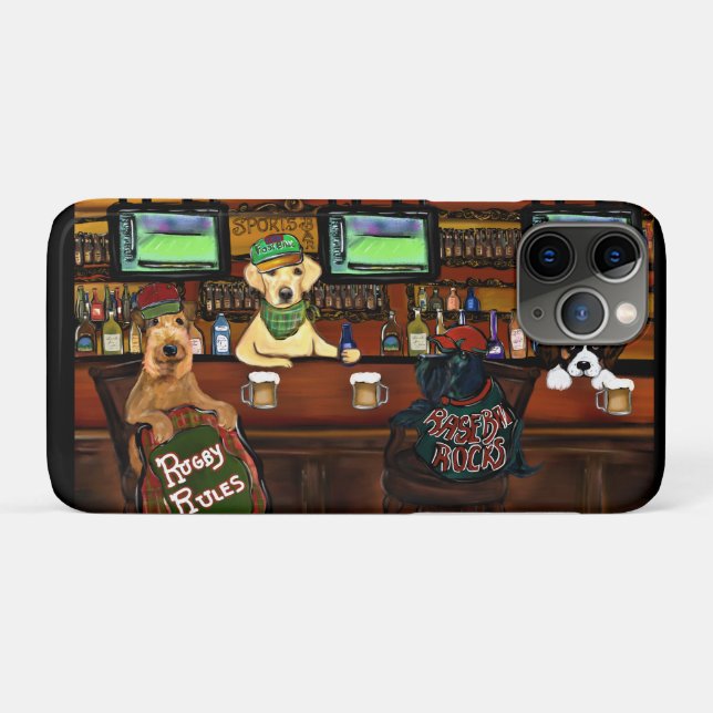 Capa Para iPhone 11 Pro AIREDALE & AMIGOS Poster (Verso (horizontal))