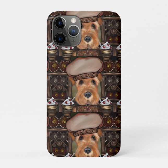 Capa Para iPhone 11 Pro Airedale Terrier (Verso)