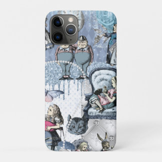 Capa Para iPhone 11 Pro Alice legante no azul da Terra das Maravilhas