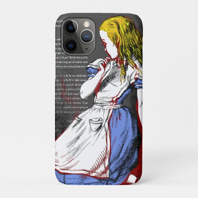 Capa Para iPhone 11 Pro Alice no País das Maravilhas (Verso)