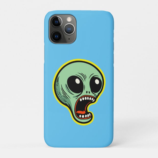 Capa Para iPhone 11 Pro Alienígena de grito (Verso)