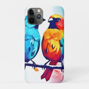 Capa Para iPhone 11 Pro Amantes de Aves Tropicais