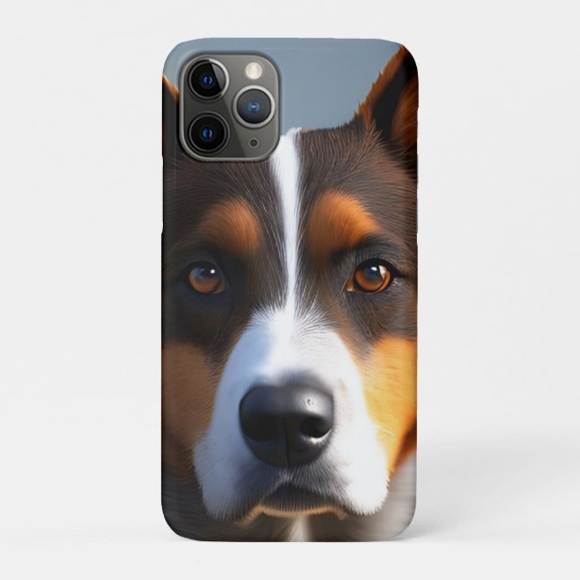 Capa Para iPhone 11 Pro Andy The Australian Blue Heeler (Verso)