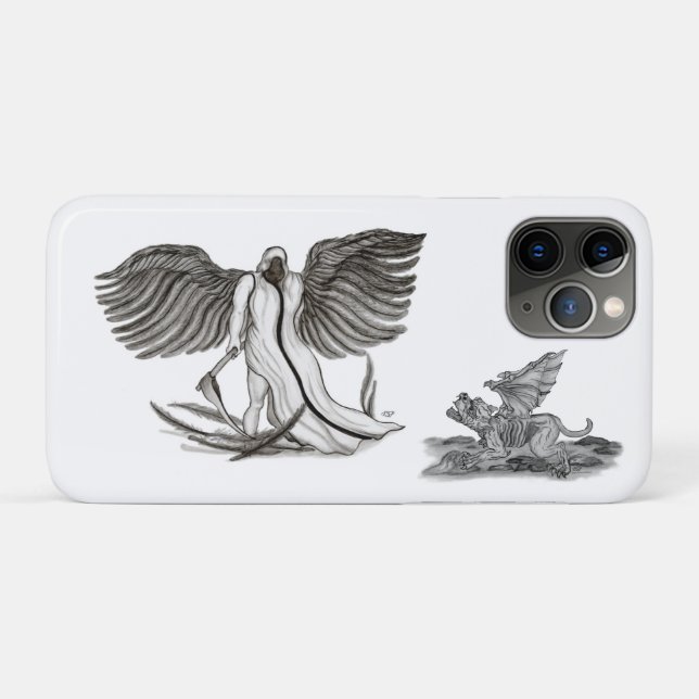 Capa Para iPhone 11 Pro Angel Uriel (Verso (horizontal))