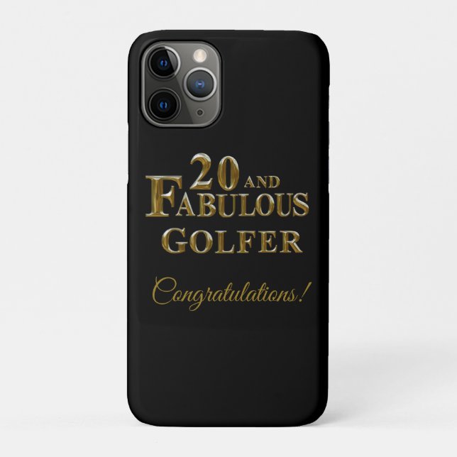 Capa Para iPhone 11 Pro Aniversário de 20 anos (Verso)