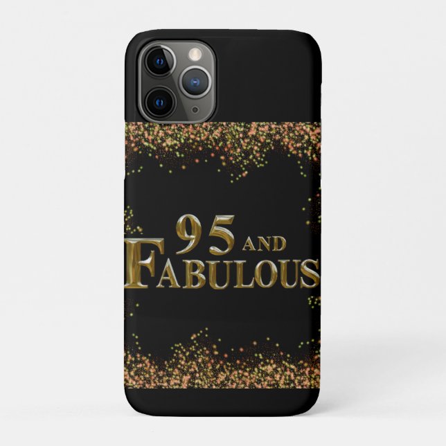 Capa Para iPhone 11 Pro Aniversário de 95 anos (Verso)