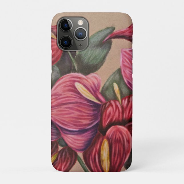 Capa Para iPhone 11 Pro Anthurium (Verso)