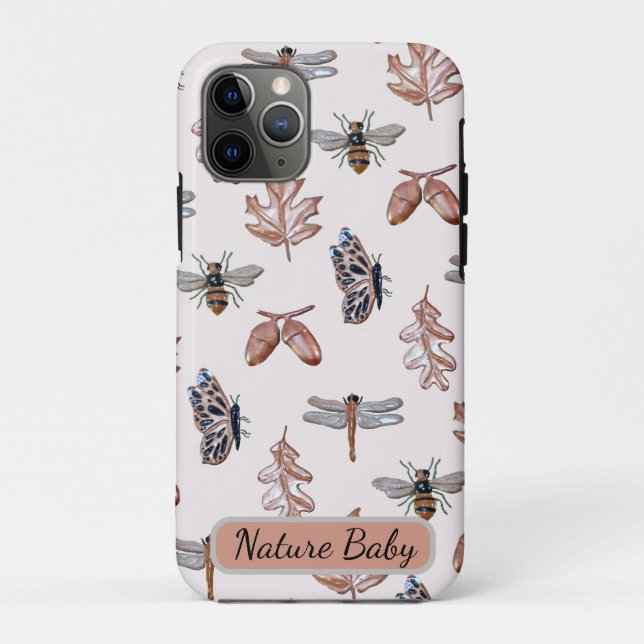 Capa Para iPhone 11 Pro Apple iPhone 11Pro Case Nature Baby Creme (Verso)