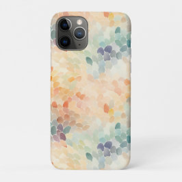 Capa Para iPhone 11 Pro Aquarela Abstrata em Pastel Suave