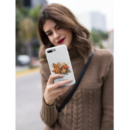 Capa Para iPhone 11 Pro Aquarela de Mapeamento de Outono Vibrante, persona