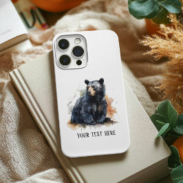 Capa Para iPhone 11 Pro Aquarelas - Arte em Pavial Negro, personalizada