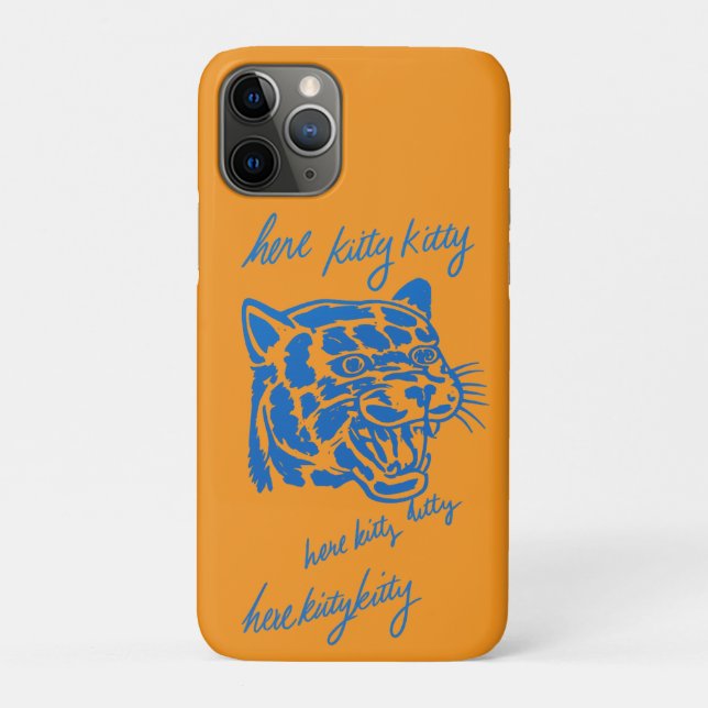 Capa Para iPhone 11 Pro Aqui Kitty Kitty (Verso)