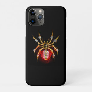 Capa Para iPhone 11 Pro Aranha-do-galo em preto