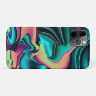 Capa Para iPhone 11 Pro Arte 3D Metálica Futurística Abstrato