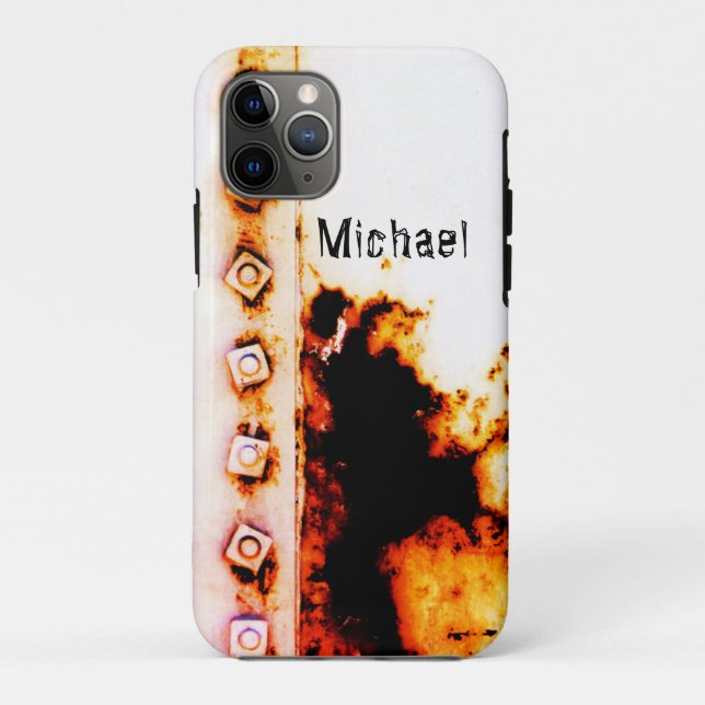 Capa Para iPhone 11 Pro Arte à ferrugem - Legal divertimento único (Verso)