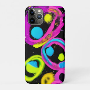 Capa Para iPhone 11 Pro arte abstrata brilhante