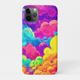 Capa Para iPhone 11 Pro Arte Colorida na Paisagem