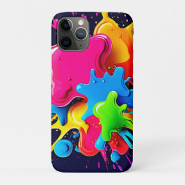 Capa Para iPhone 11 Pro Arte de abertura de cores explosiva
