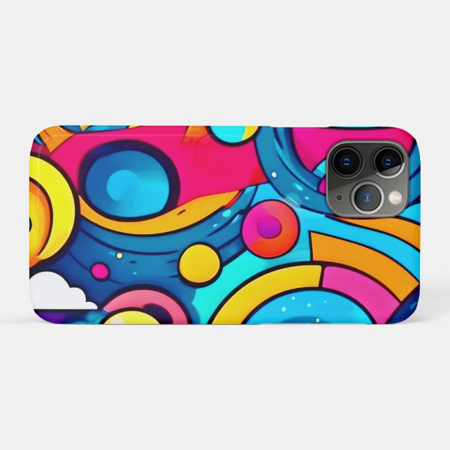 Capa Para iPhone 11 Pro Arte de Carnaval Cósmica (Verso (horizontal))