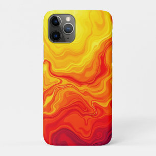 Capa Para iPhone 11 Pro Arte de Fluxo de Abstrato de Fiação