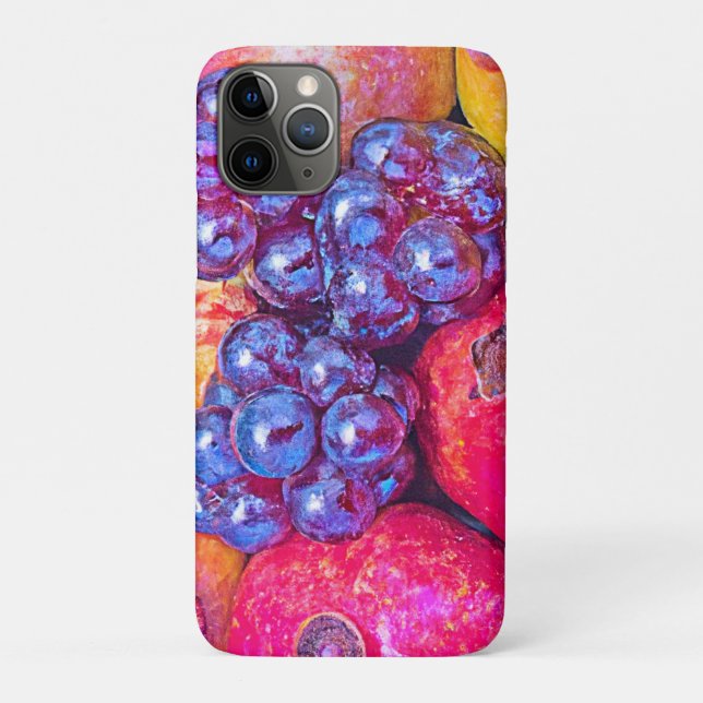 Capa Para iPhone 11 Pro Arte de fruta estática (Verso)