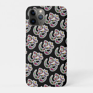Capa Para iPhone 11 Pro Arte do Símbolo Floral Namaste