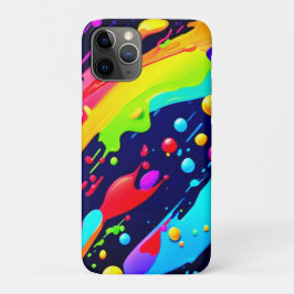 Capa Para iPhone 11 Pro Arte inicial do arco-íris