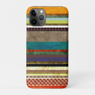 Capa Para iPhone 11 Pro Arte listrada X Grungy