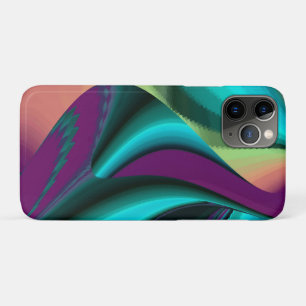 Capa Para iPhone 11 Pro Arte Metálica Metálica Futurística Abstrato 3D