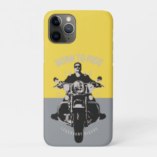 Capa Para iPhone 11 Pro Arte Moderna de Colorblock de motocicletas