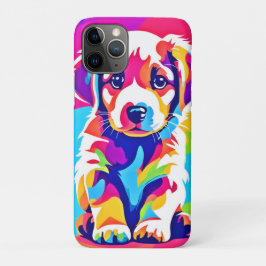 Capa Para iPhone 11 Pro Arte "Puppy" vibrante