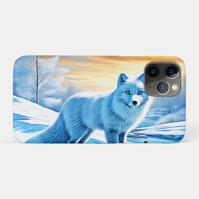 Capa Para iPhone 11 Pro Ártico de Fox Fox Snow (Verso (horizontal))