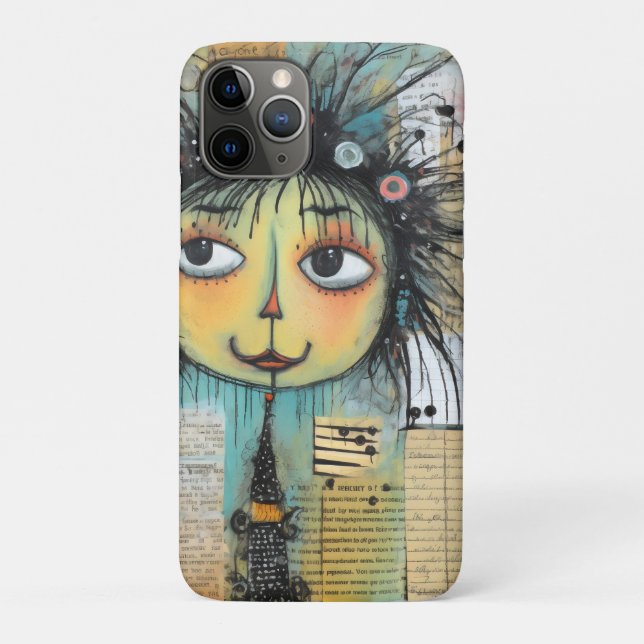 Capa Para iPhone 11 Pro ArtLady 1 encantadora e angustiada (Verso)