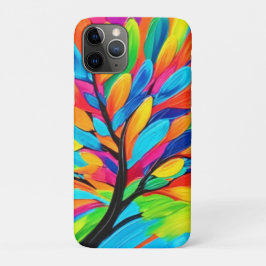 Capa Para iPhone 11 Pro Árvore Colorida de Sonhos