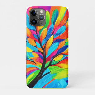Capa Para iPhone 11 Pro Árvore Colorida de Sonhos