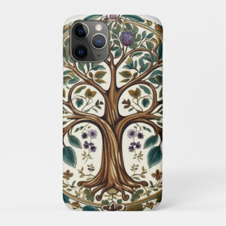 Capa Para iPhone 11 Pro Árvore da Vida de William Morris Vintage Pré-Rafae