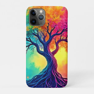Capa Para iPhone 11 Pro Árvore Vibrante da Vida: Design Raízes da Esperanç