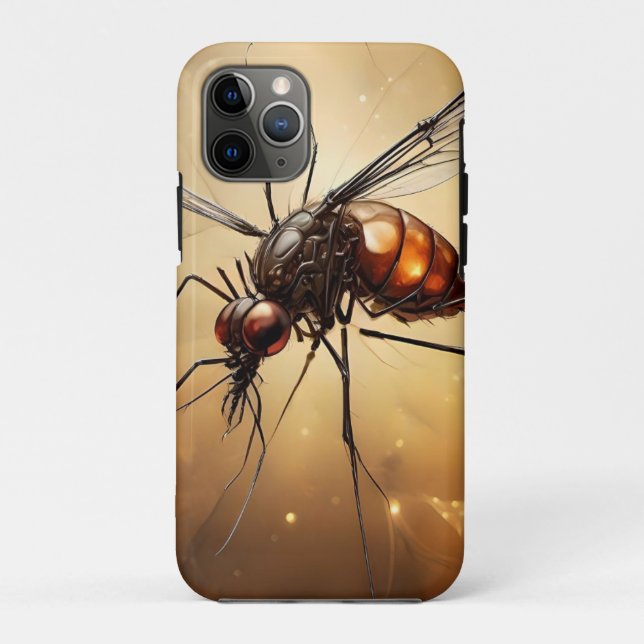 Capa Para iPhone 11 Pro Asas Itriciadas: A Arte Fractal Mosquita (Verso)