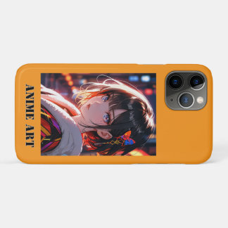 Capa Para iPhone 11 Pro Asian anime cute girl design