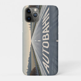 Capa Para iPhone 11 Pro Autobahn Infinite Road Perspective Art
