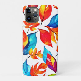 Capa Para iPhone 11 Pro Autumn Deixa o padrão Abstrato