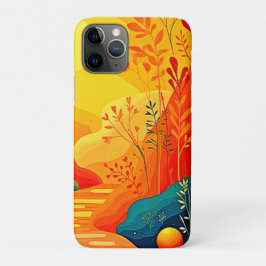 Capa Para iPhone 11 Pro Autumn Landscape Art