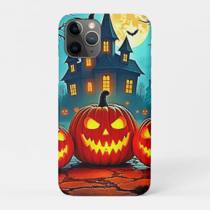 Capa Para iPhone 11 Pro Aventura Assustadora em Casa Assombrada numa Noite
