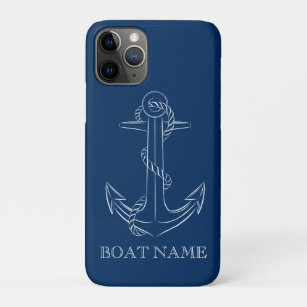 Capa Para iPhone 11 Pro Azul Marinho de ancoragem com espírito náutico