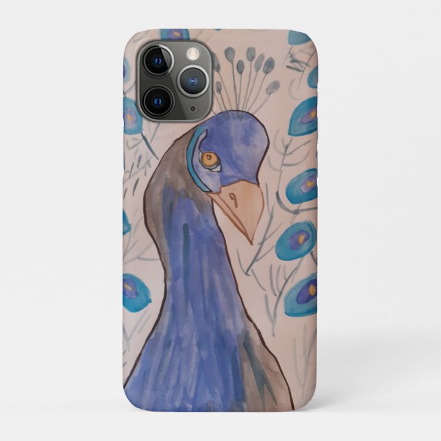 Capa Para iPhone 11 Pro Azul Pavão (Verso)