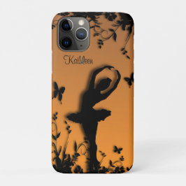 Capa Para iPhone 11 Pro Ballerina no Garden Dusk Personal