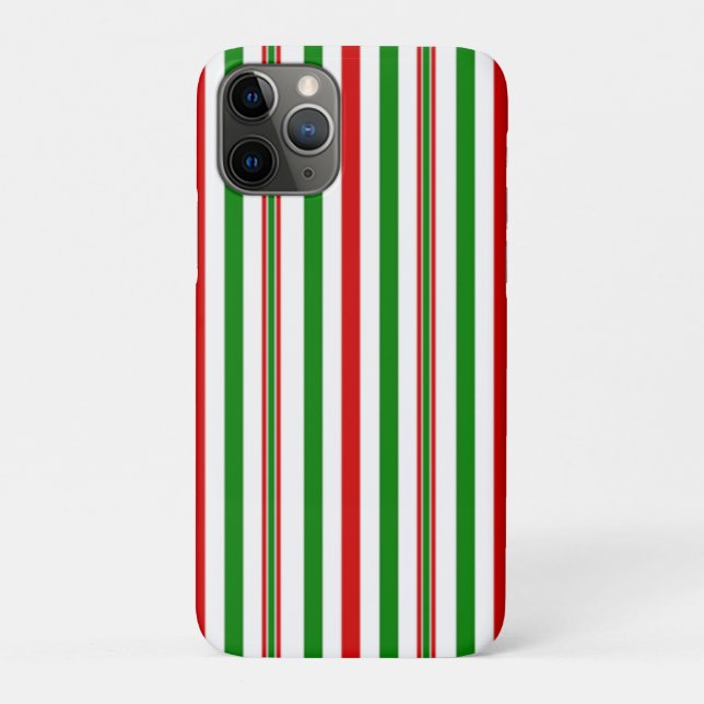 Capa Para iPhone 11 Pro Bandas decorativas de Natal (Verso)