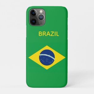 Capa Para iPhone 11 Pro Bandeira do Brasil Copa do Mundo 2026 Futebol Bras